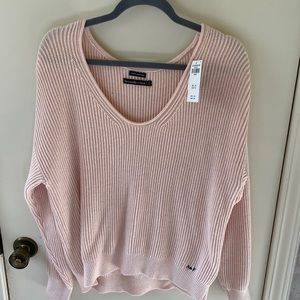 Abercrombie and Fitch Light Pink Sweater